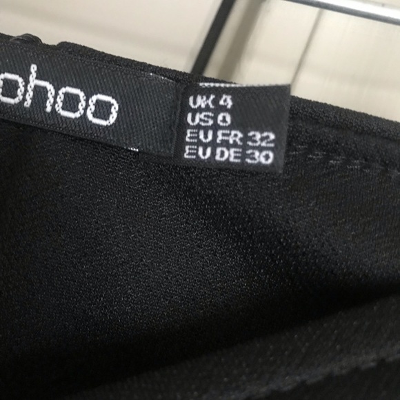 Two pairs of BooHoo Petite wide leg pants, 0 & 2 - Picture 3 of 3